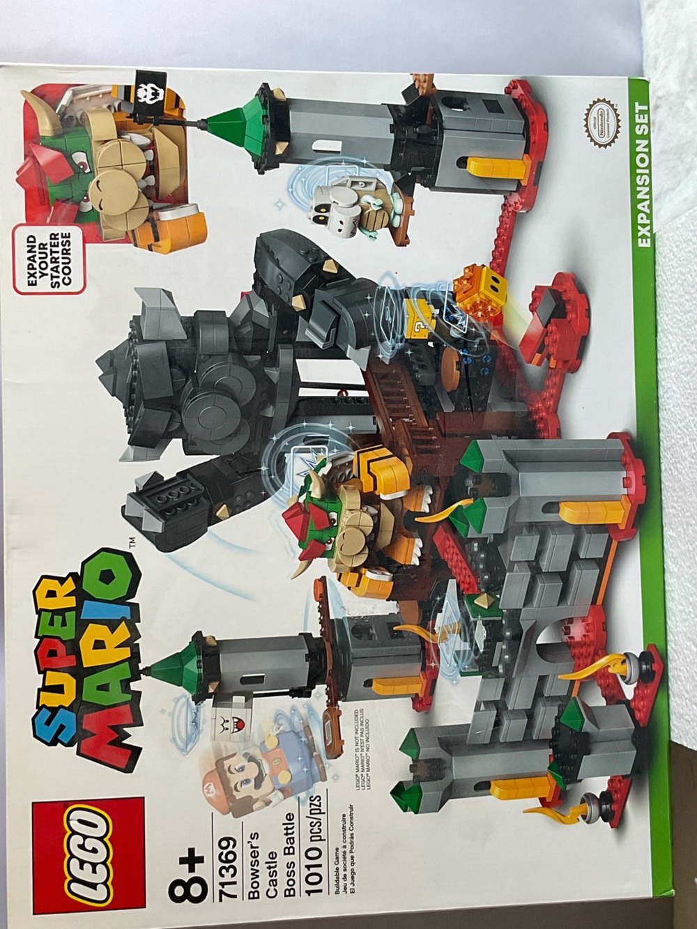 LEGO Super Mario 71369 Bowser’s Castle Boss Battle Expansion Set (2020)
